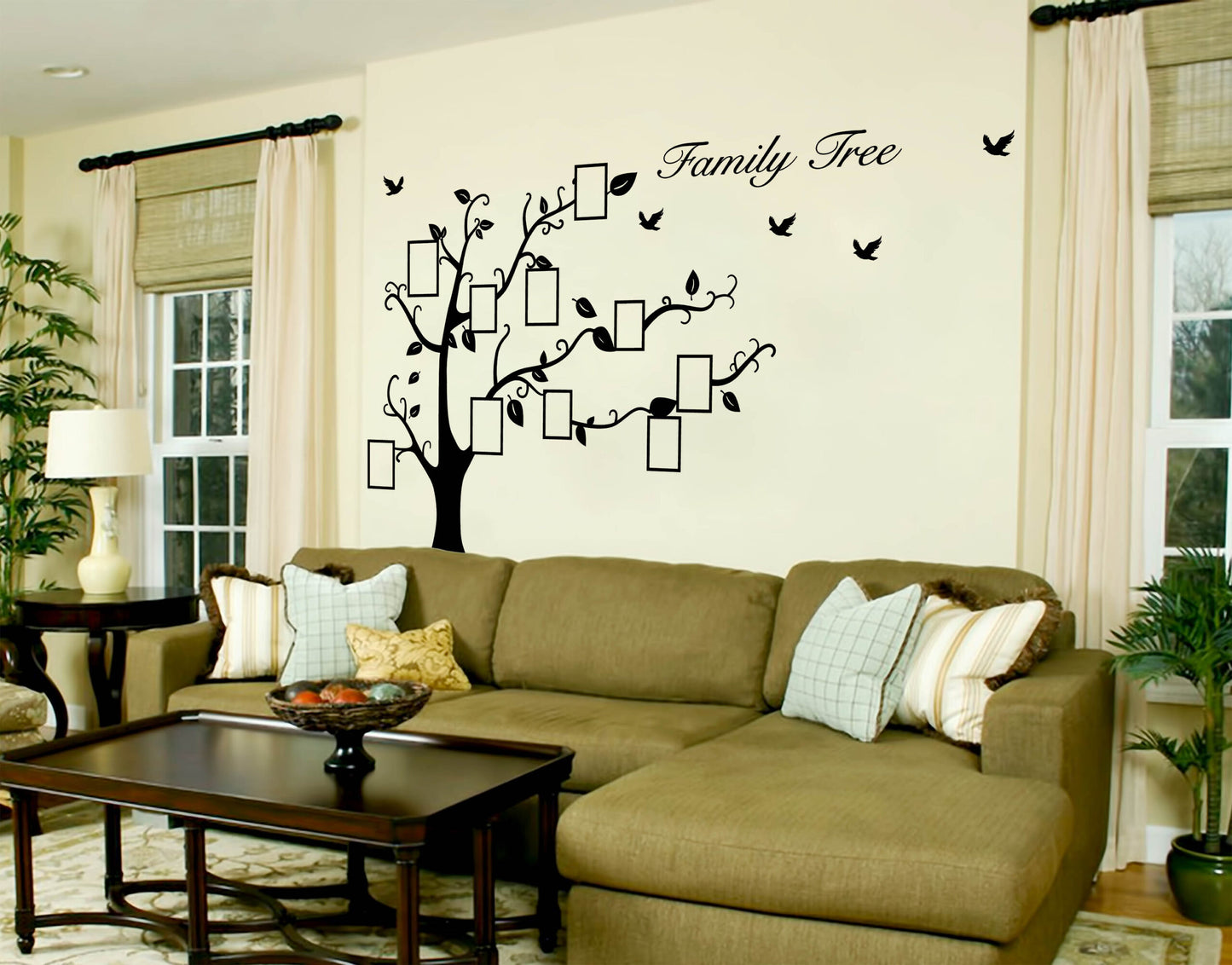 Family Tree Photo Frame Wall Sticker