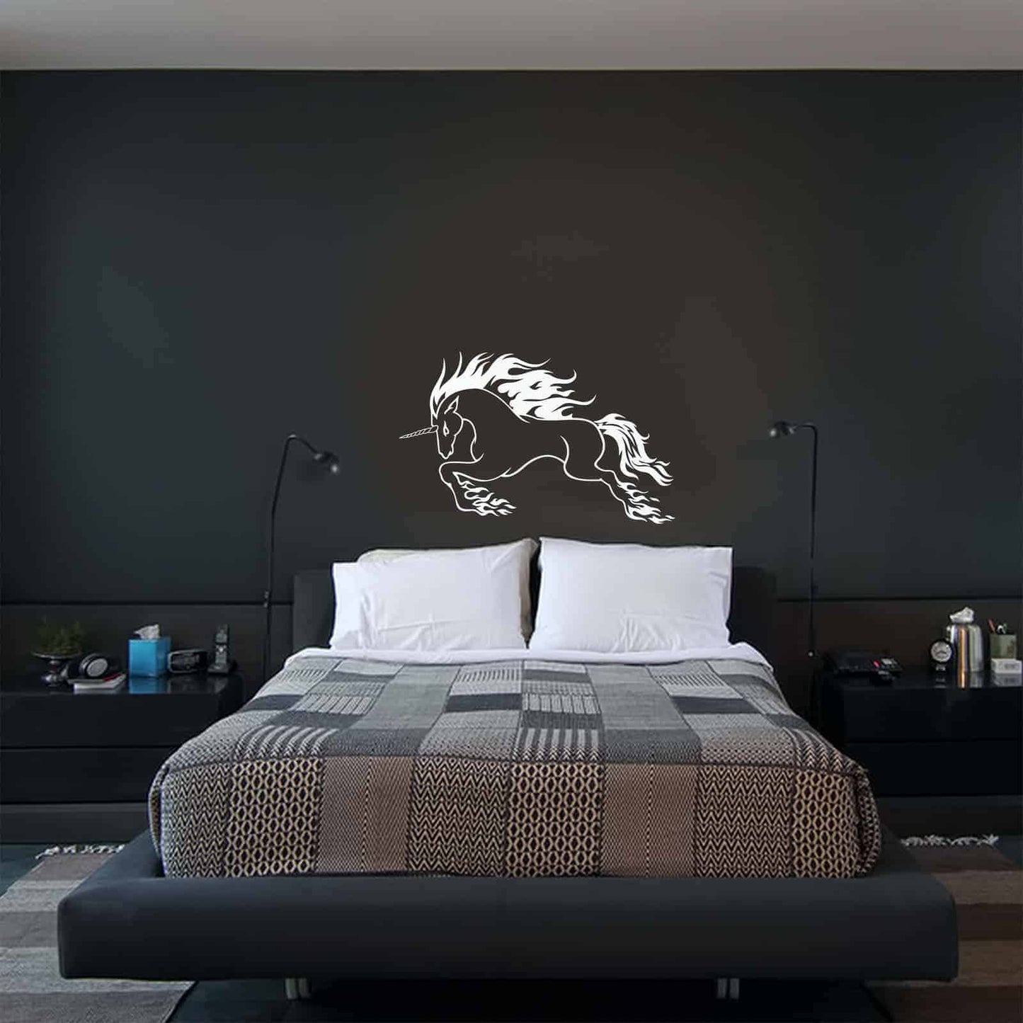 Raging Unicorn Wall Sticker
