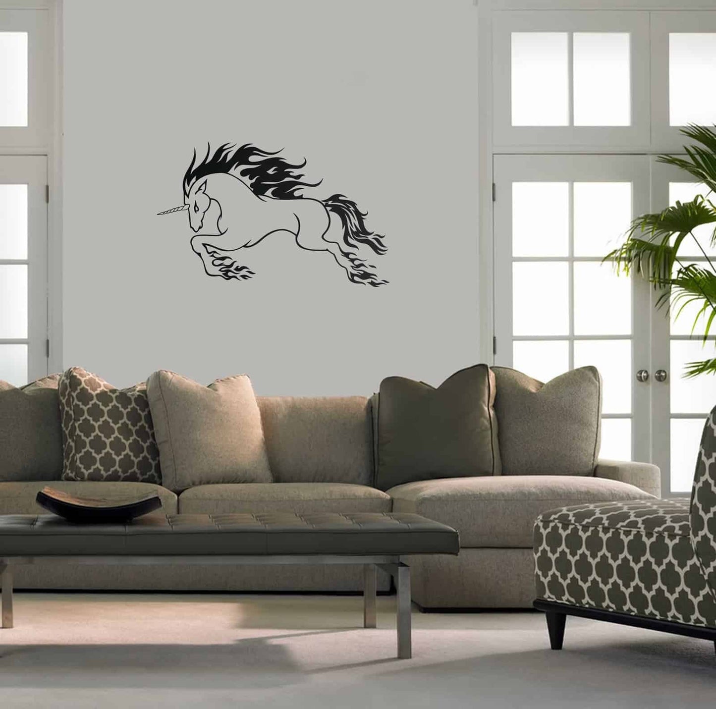 Raging Unicorn Wall Sticker