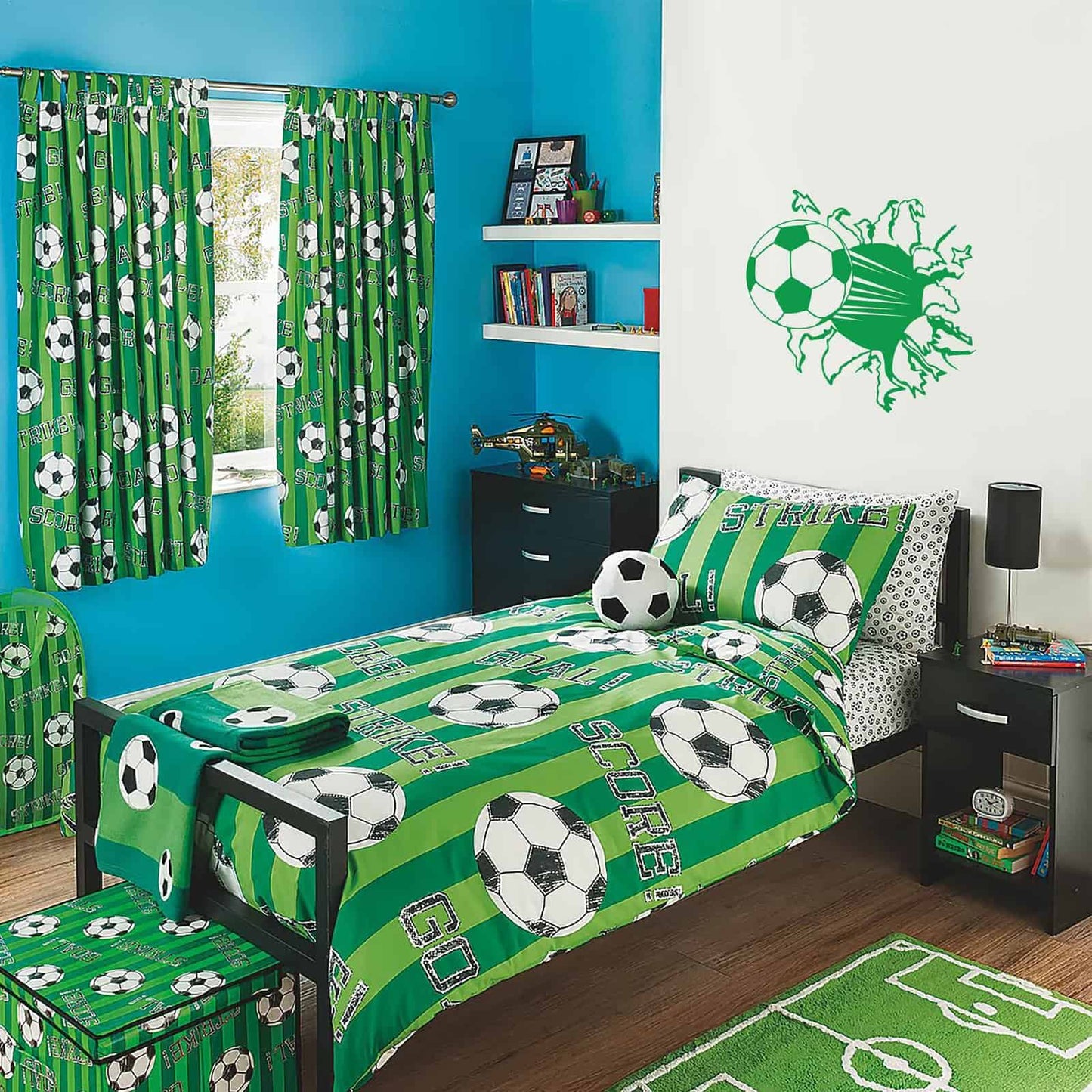 Football Burst Wall Sticker