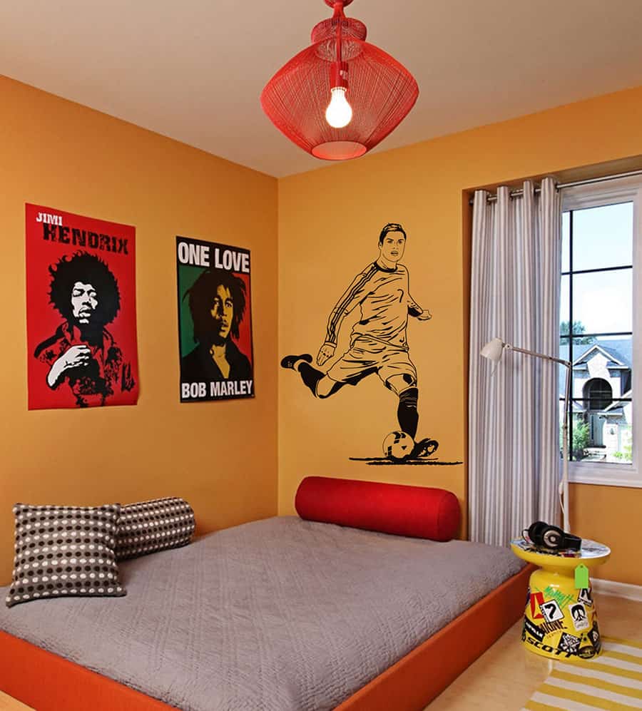 Cristiano Ronaldos Football Shadow Wall Sticker