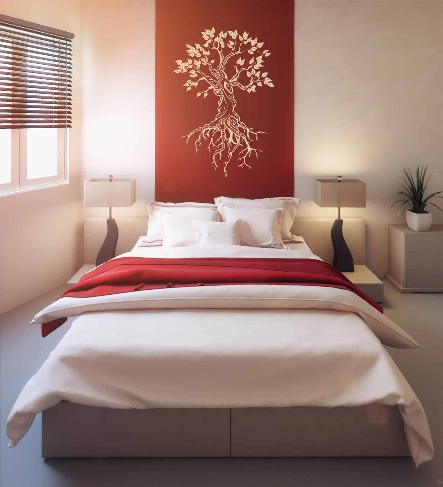 Beautiful root tree Wall Sticker