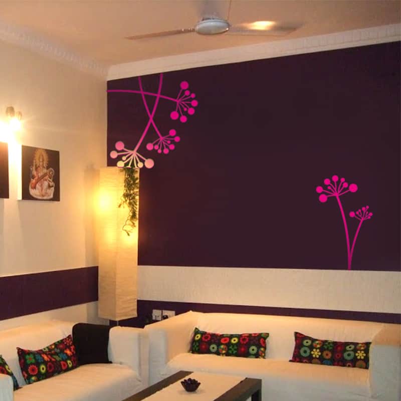 Floral Circles Wall Sticker