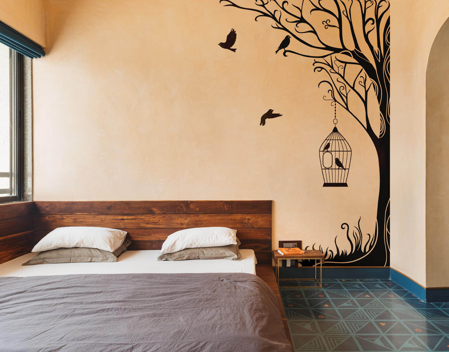 Corner Branch Tree Wall Art