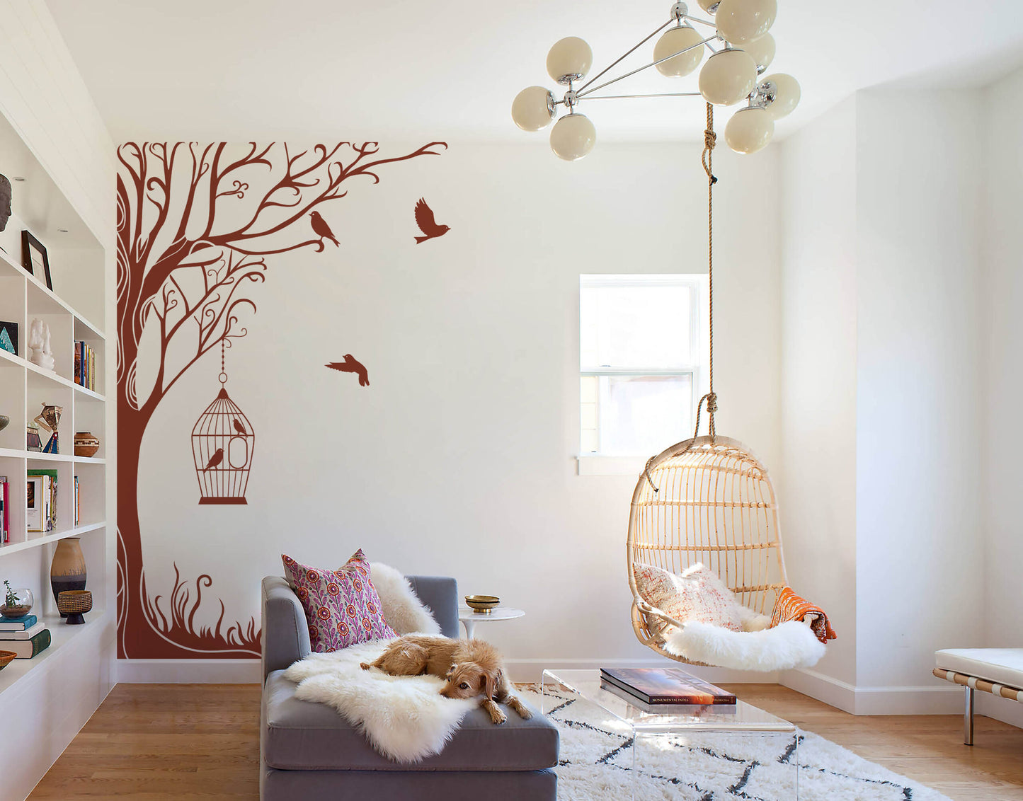Corner Branch Tree Wall Art