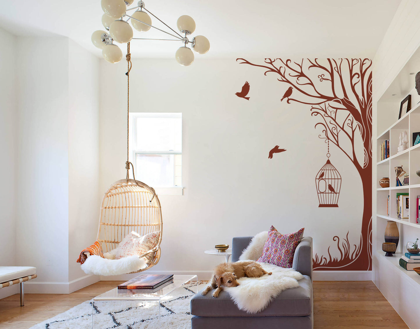 Corner Branch Tree Wall Art