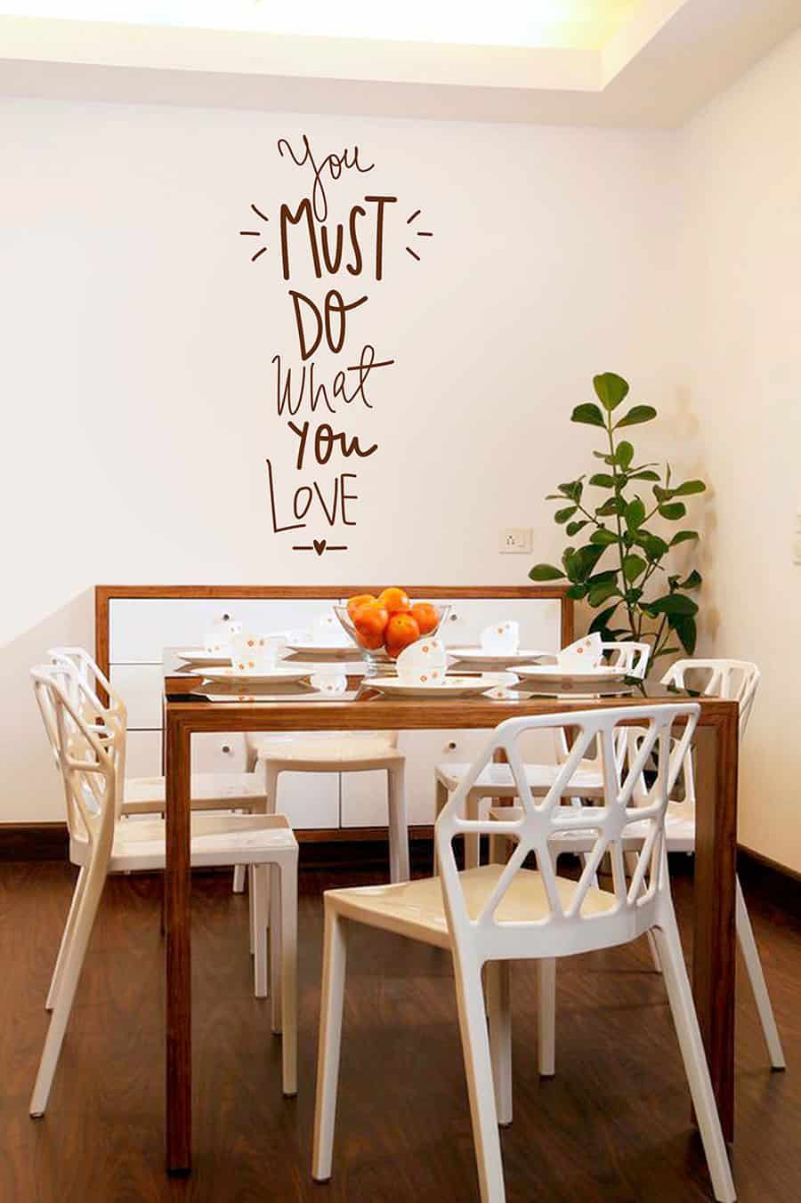 You must do what you love Wall Sticker