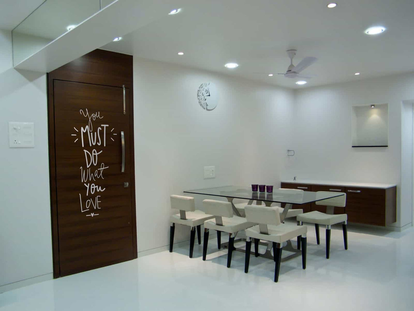 You must do what you love Wall Sticker