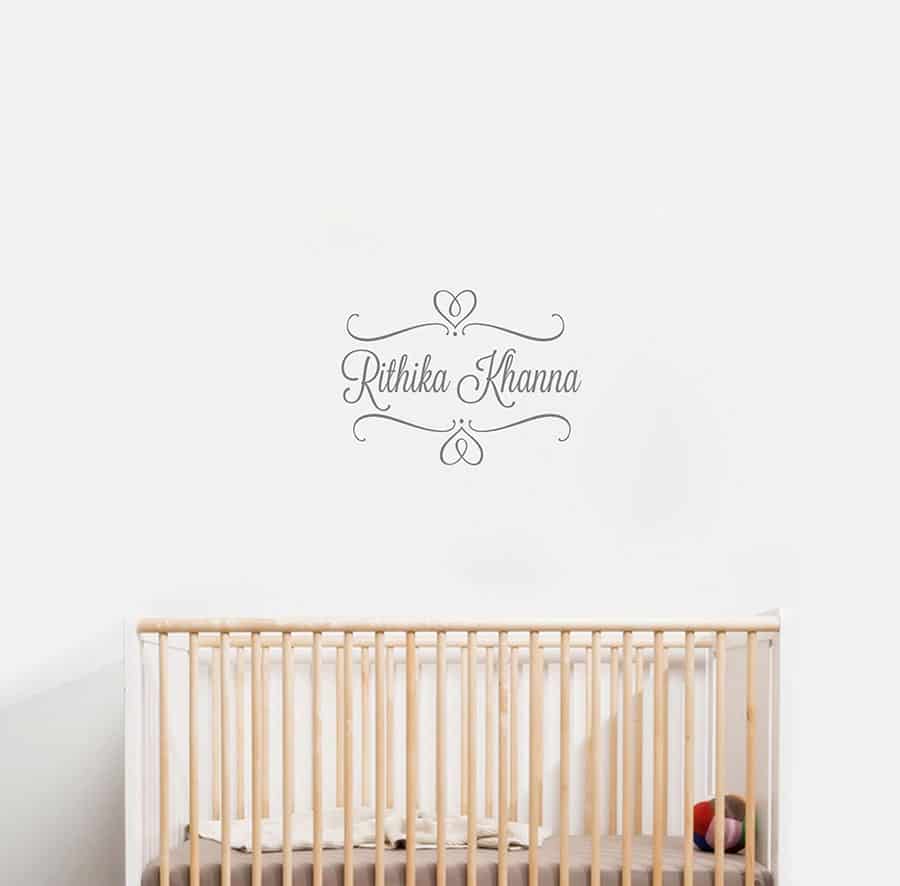 Sweetheart Name Wall Sticker