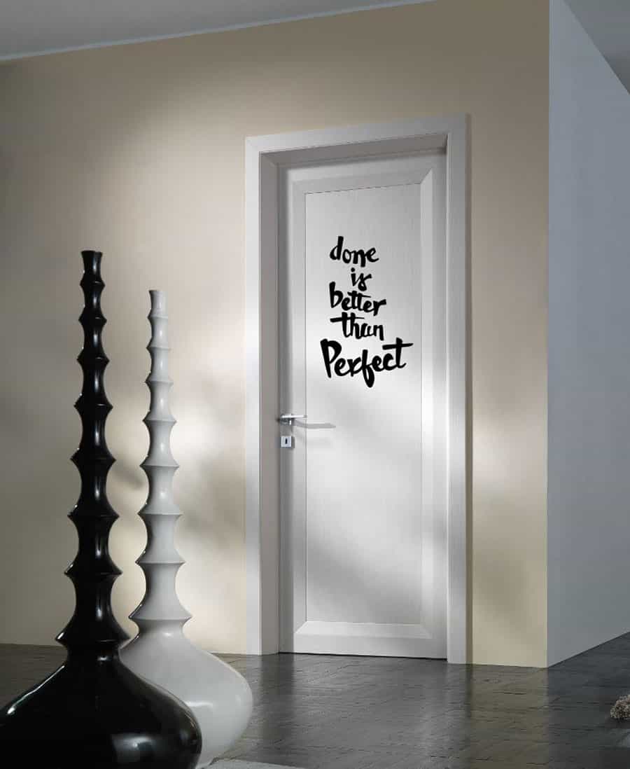 Done is better than perfect Wall Sticker