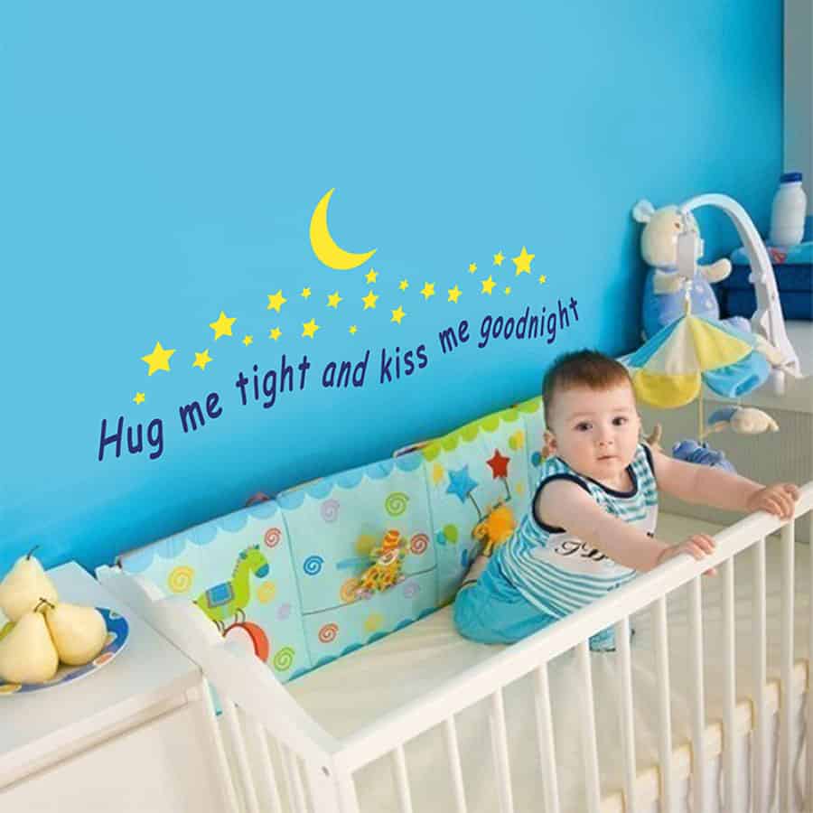 Kiss me goodnight Wall Sticker