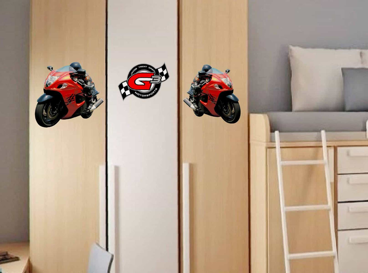 Print your favourite Bike Wall Sticker