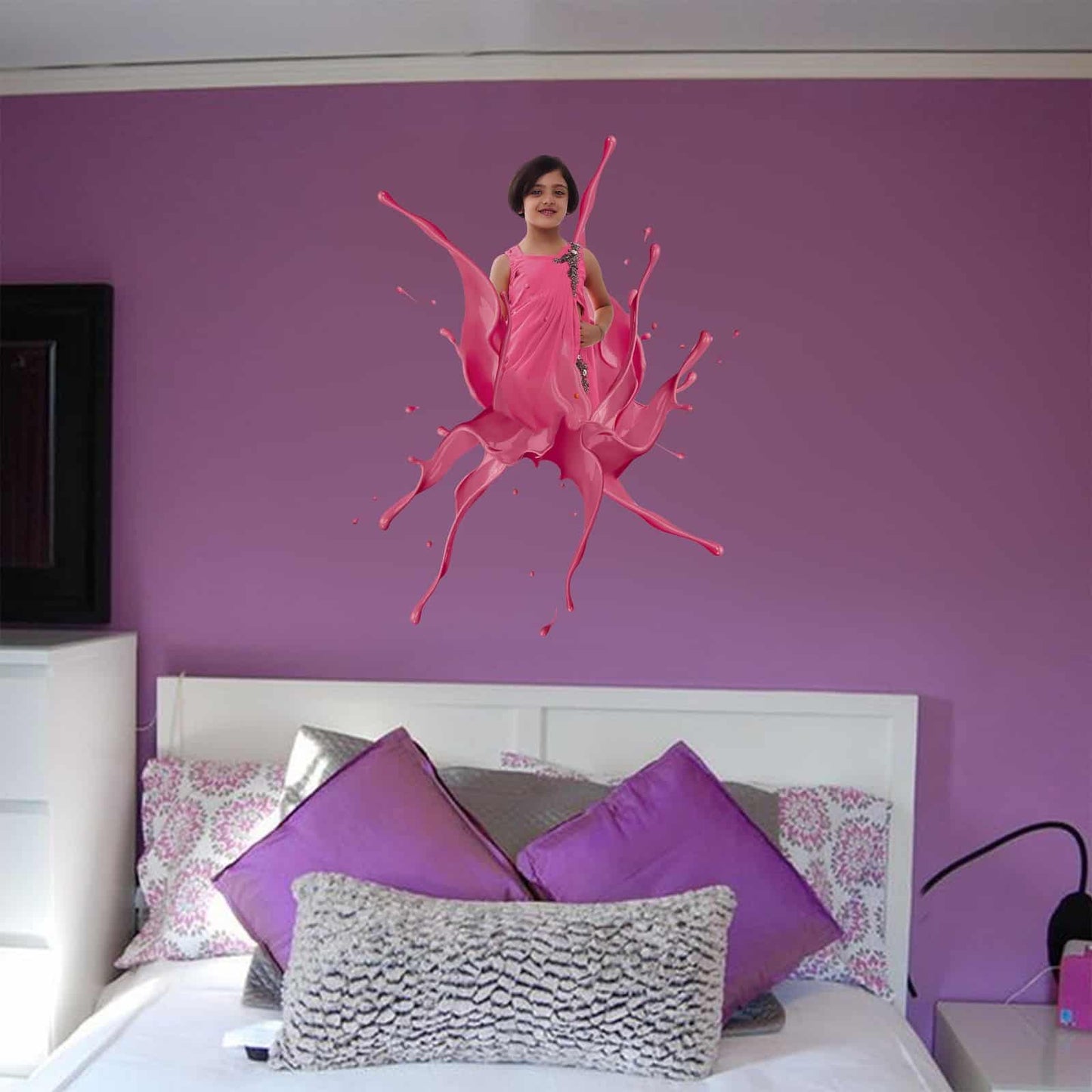 Paint Blossom Wall Sticker