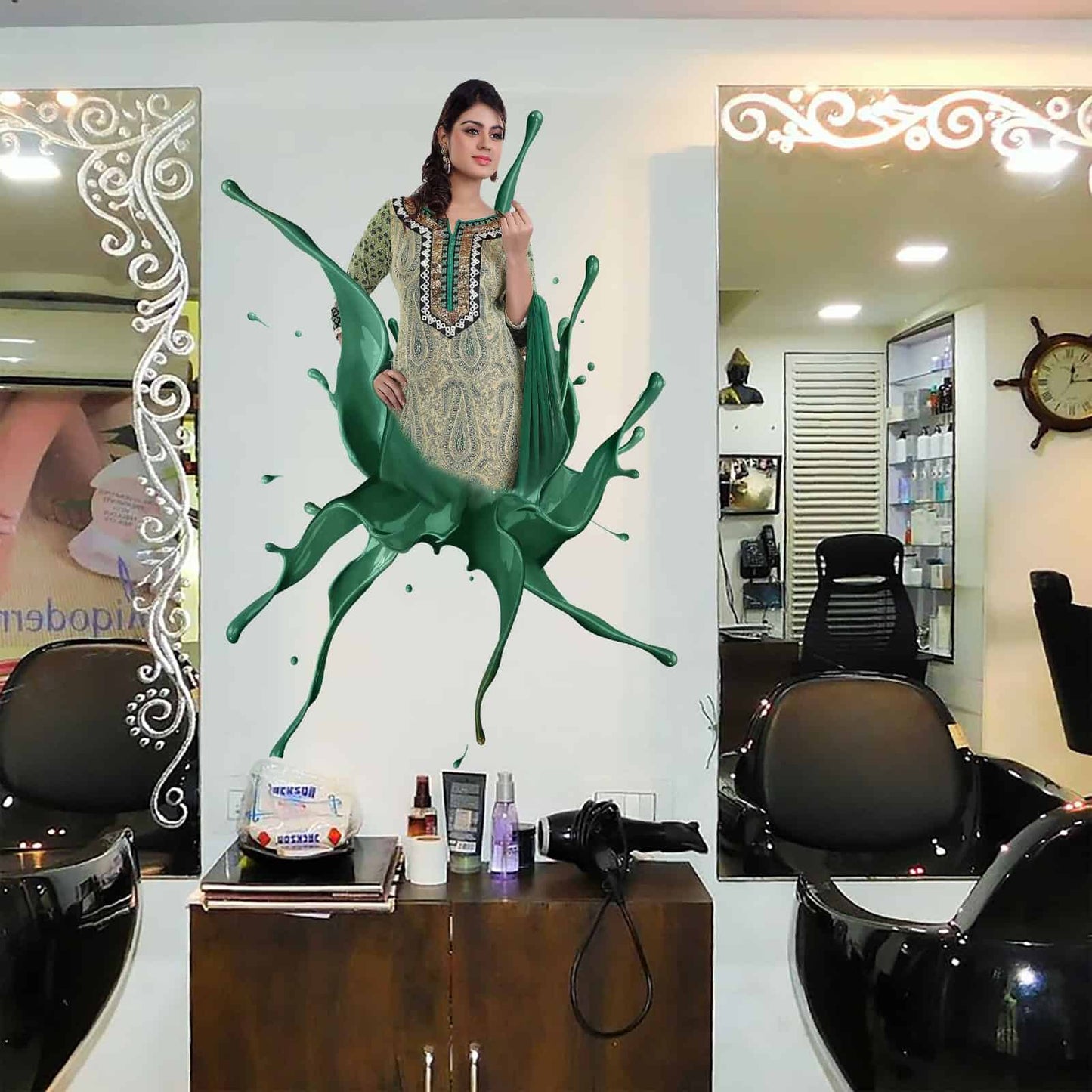 Paint Blossom Wall Sticker
