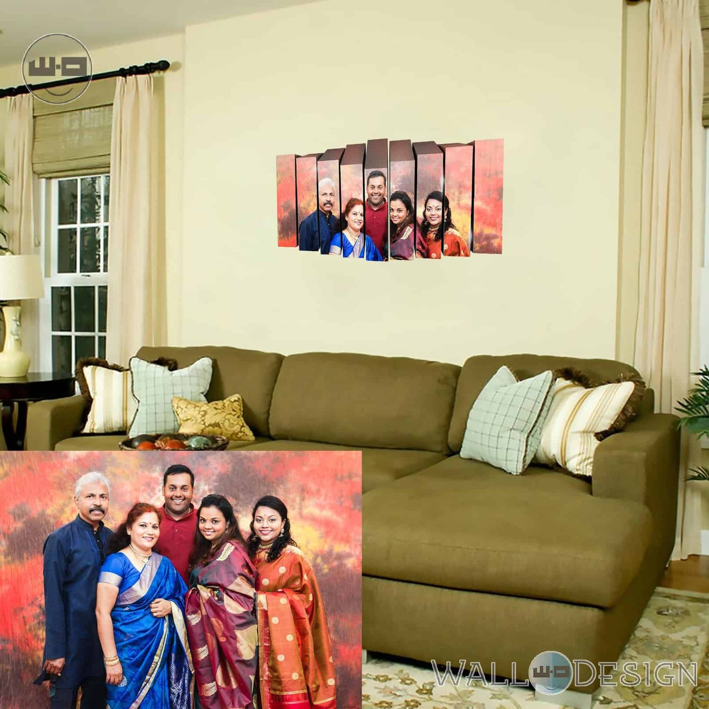 Multi Cassettes Photo Frame Wall Sticker