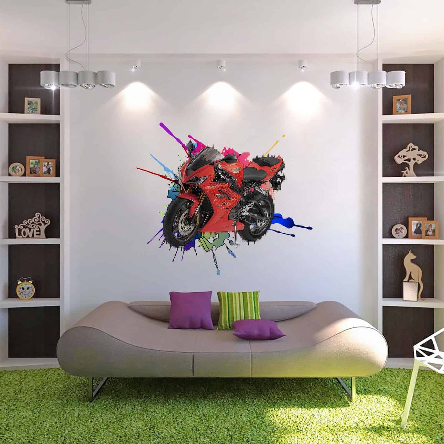 Photo Colour Splash Wall Graphics Sticker