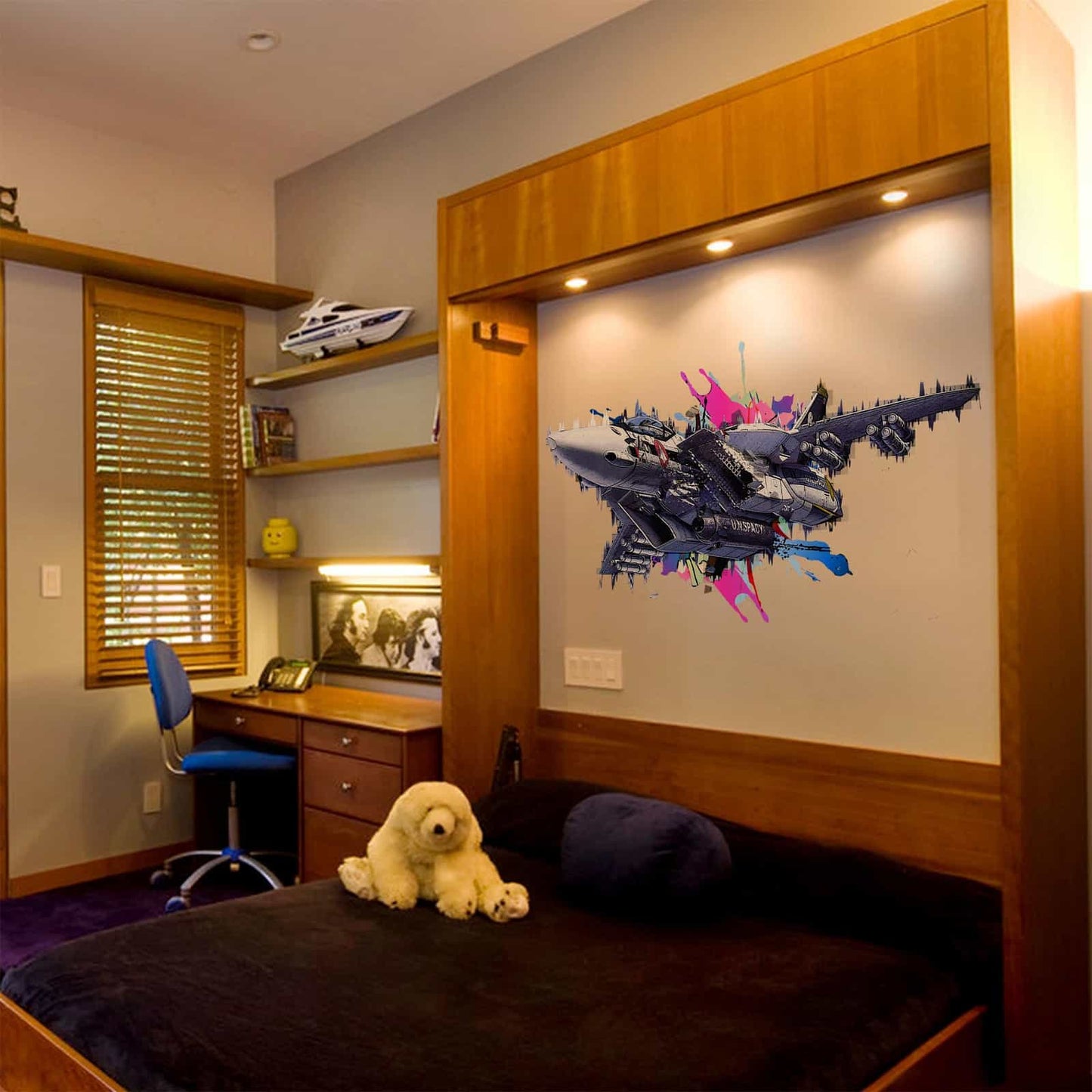 Photo Colour Splash Wall Graphics Sticker