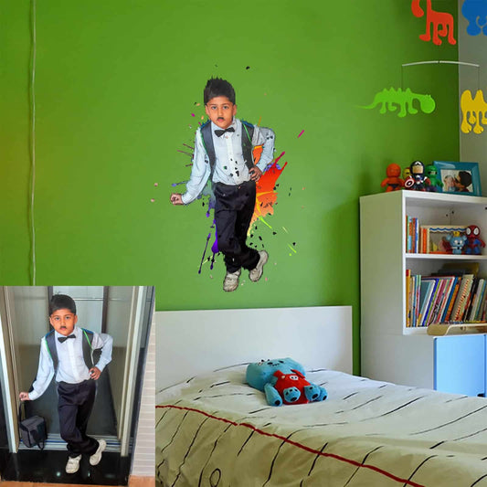 Photo Colour Splash Wall Graphics Sticker