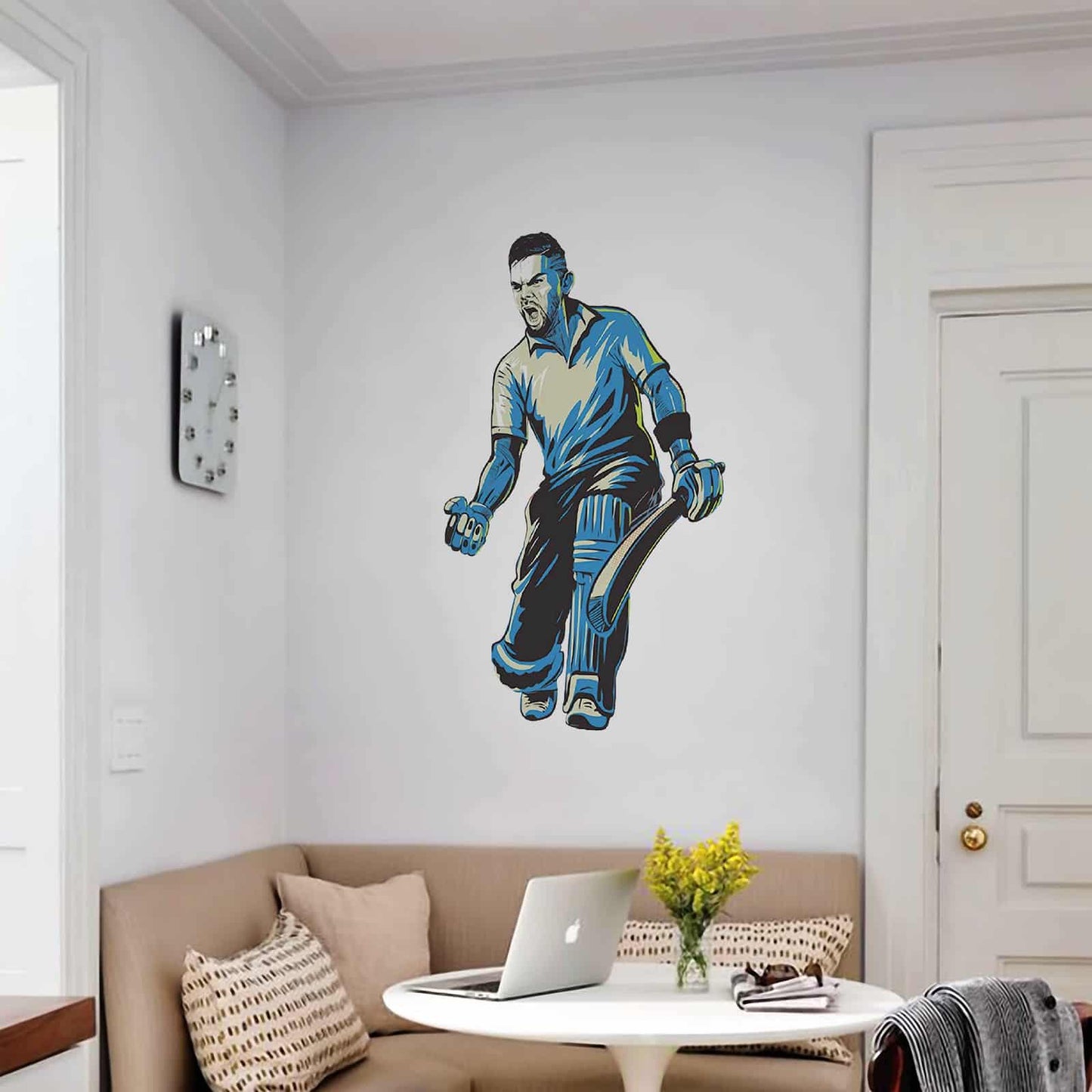 Print your favourite Cricketer Wall Sticker