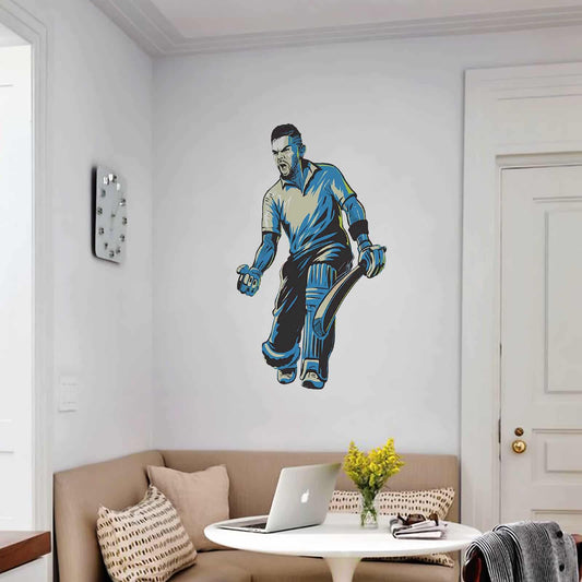 Print your favourite Cricketer Wall Sticker