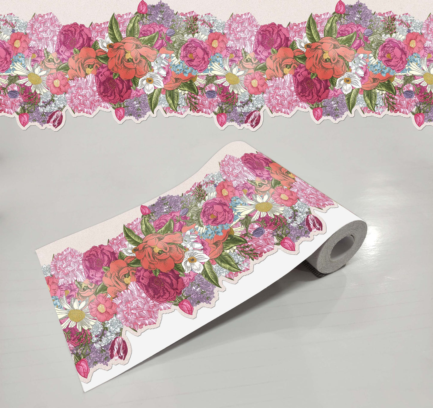 Purple Grapevine Wallpaper Border