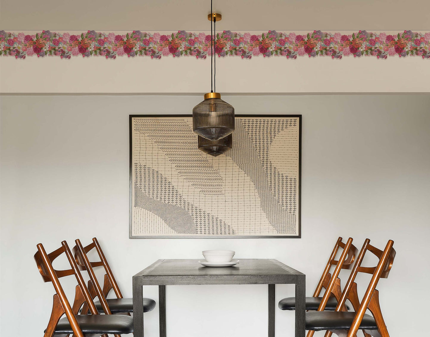 Purple Grapevine Wallpaper Border