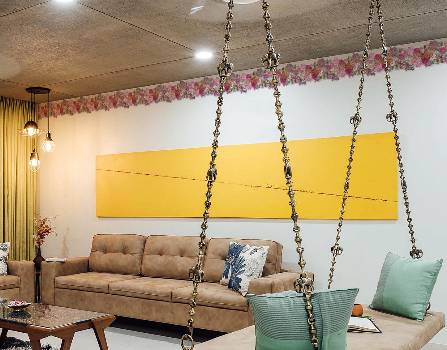 Purple Grapevine Wallpaper Border