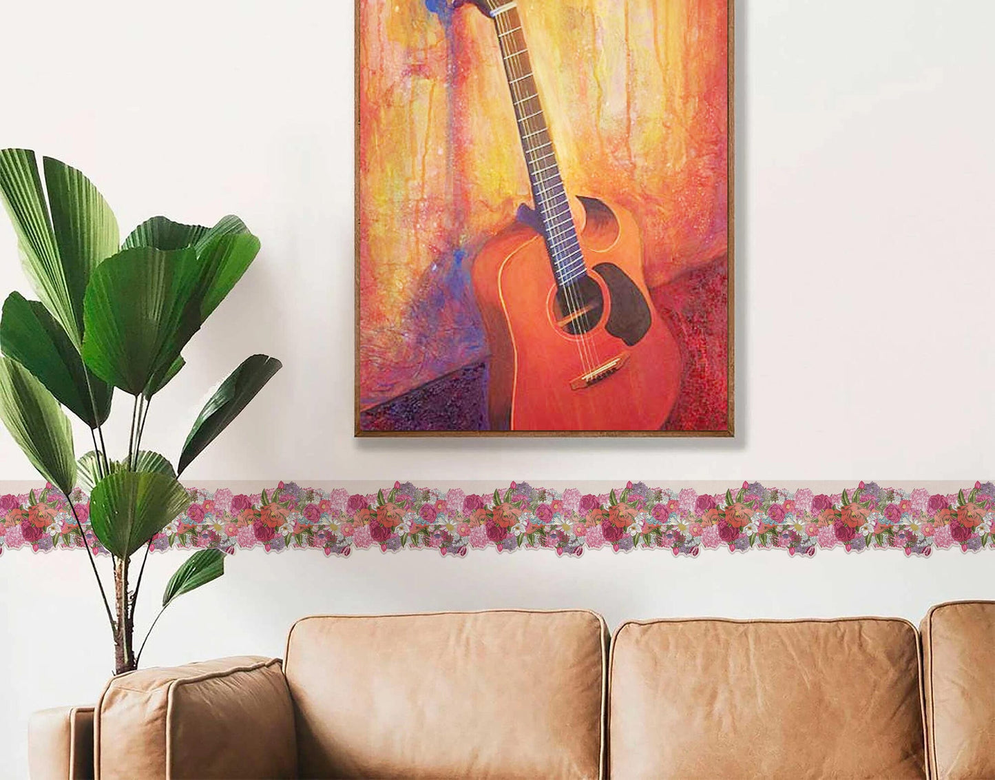 Purple Grapevine Wallpaper Border