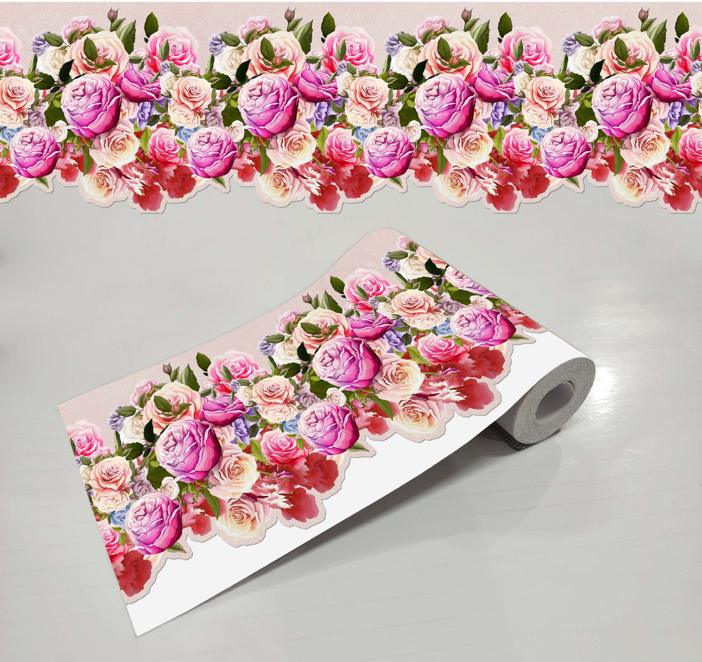 Sunflower & Butterflies Leafy Self Adhesive Border