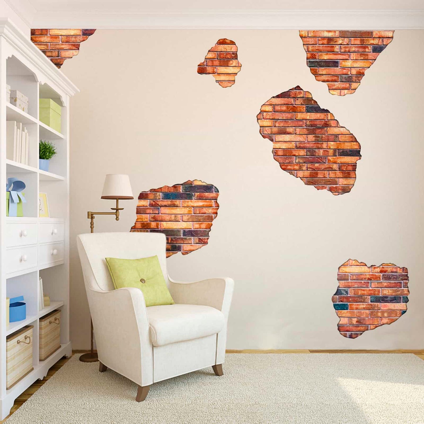 Built of Brick and Mortar Wall Sticker