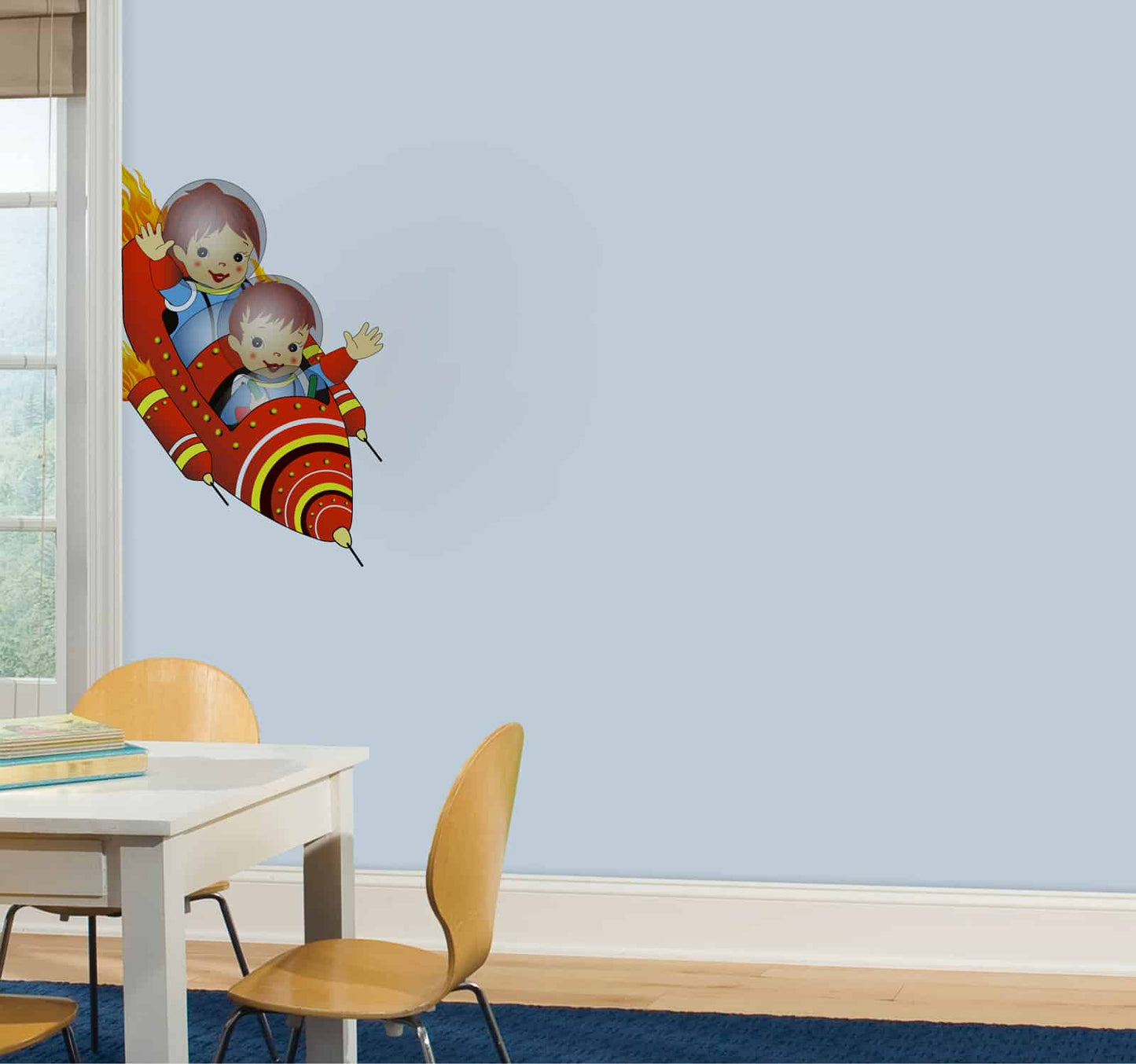 Hello Plane Wall Sticker