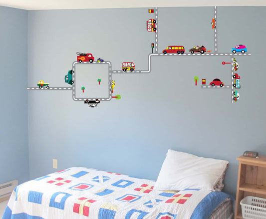 Carpooling Wall Sticker