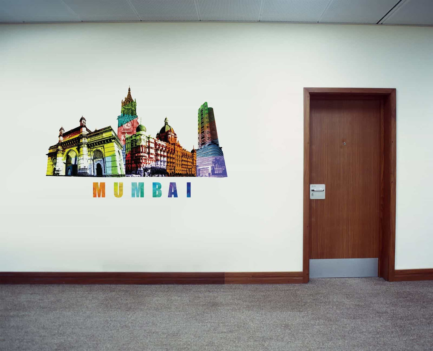 Mumbai Graffiti Treat Wall Sticker