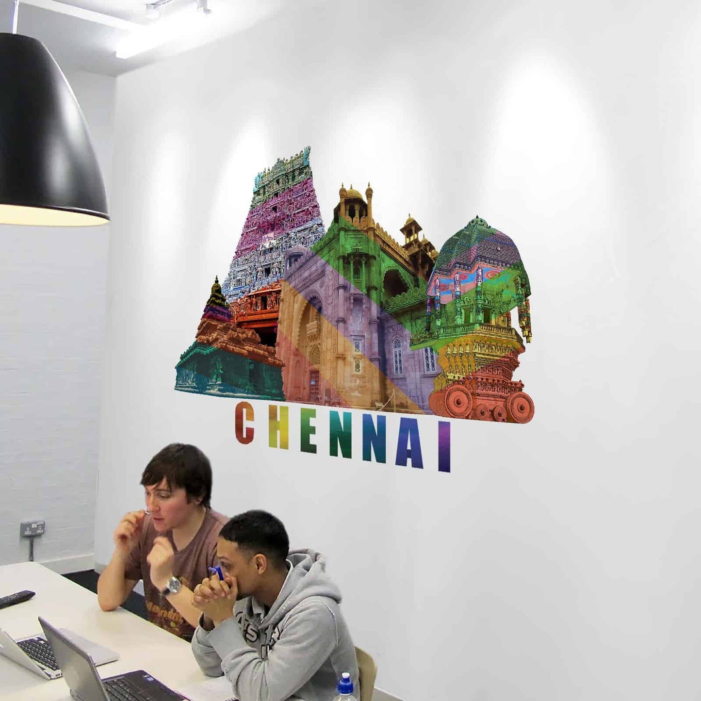 Catchy Chennai Wall Sticker