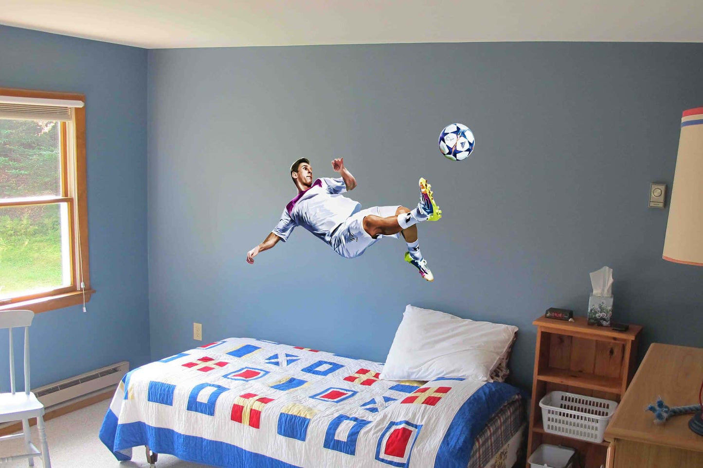 Messi oil Paint Wall Sticker