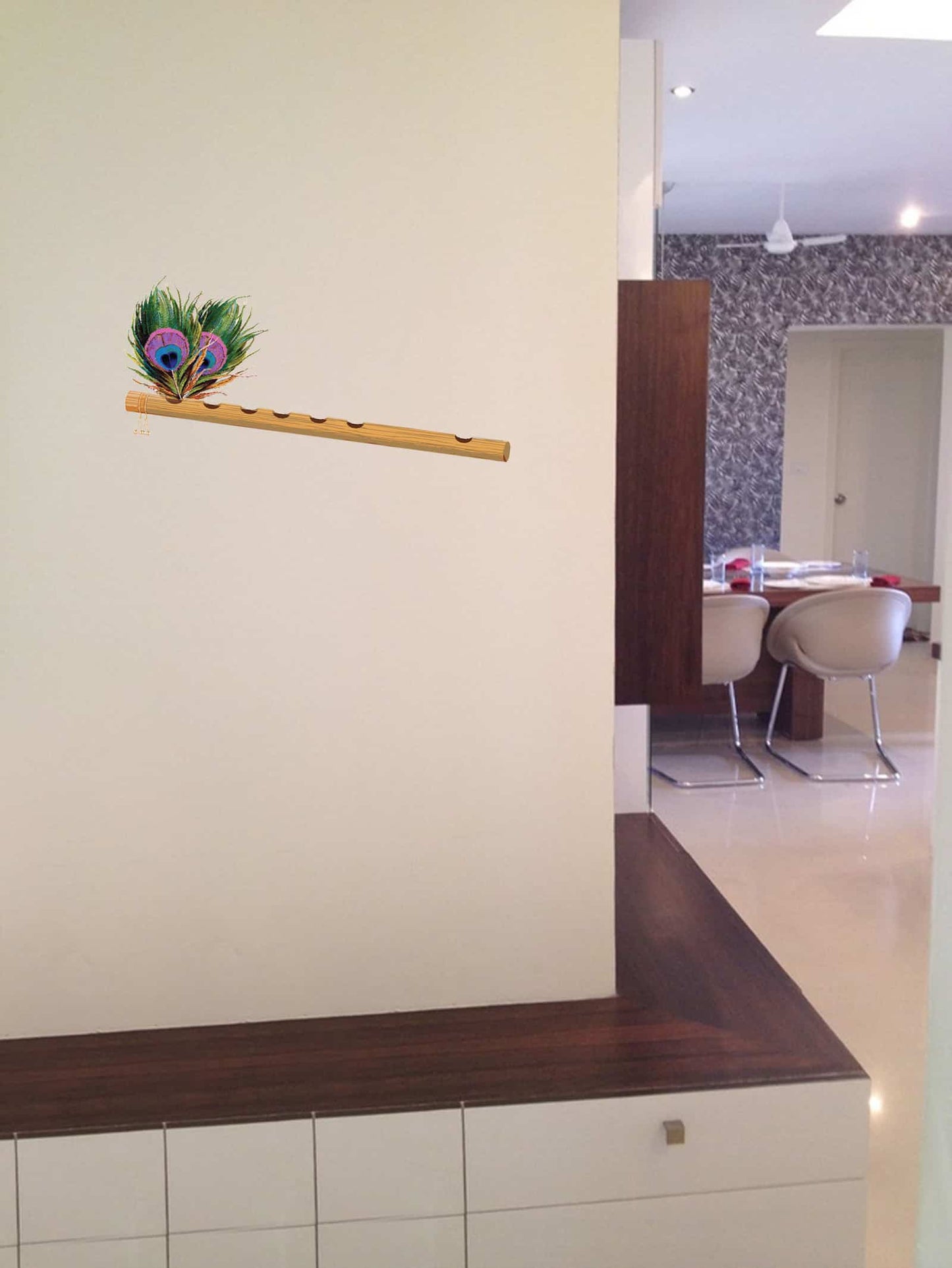 Hare Krishna flute Wall Sticker