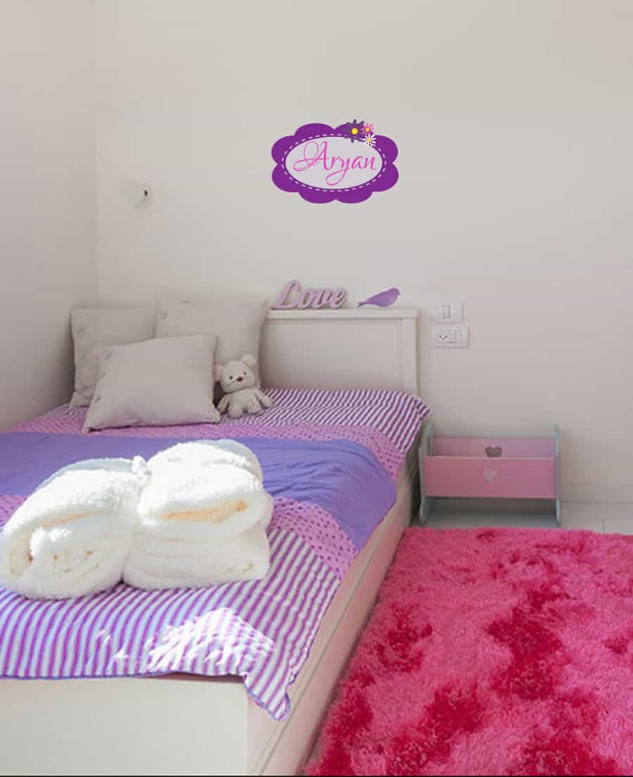 Cute Flower Border Wall Sticker