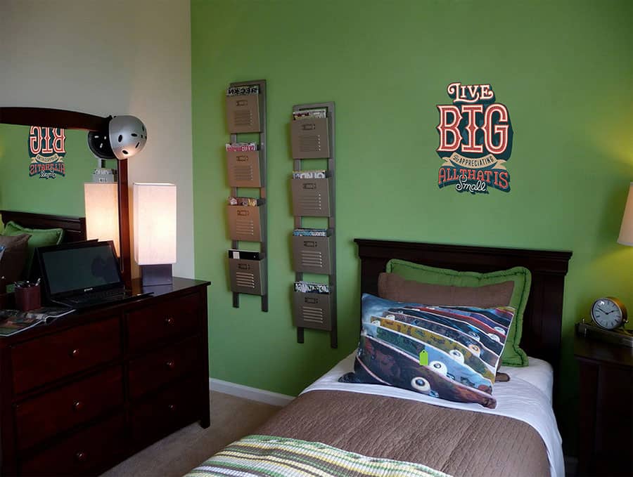 Live big by appreciating small things Wall Sticker