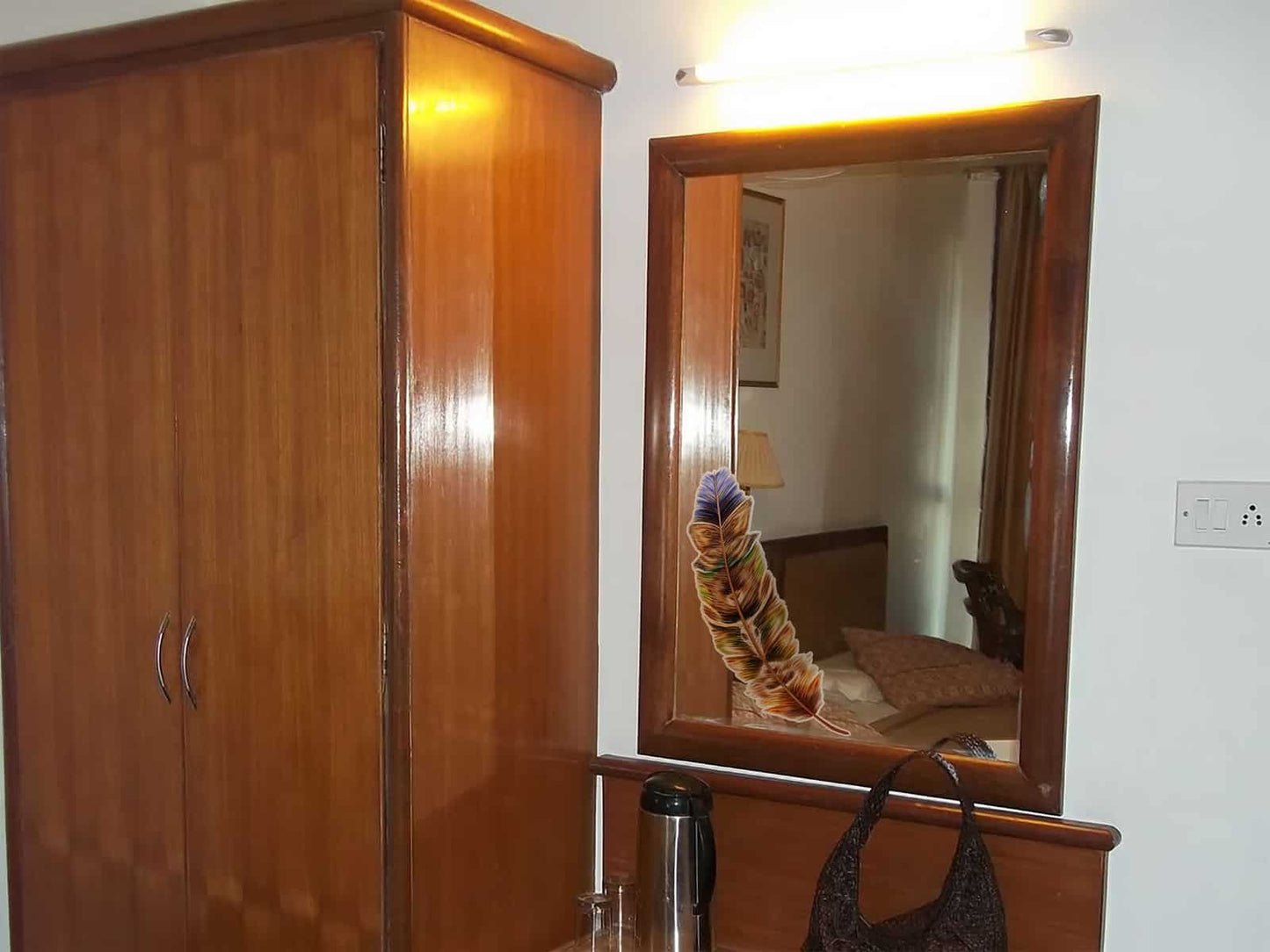 Totem pole feather tattoo Glass Sticker