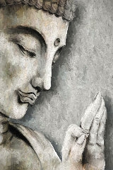 Peaceful Lord Goutam Buddha Paint Art Wall Painting