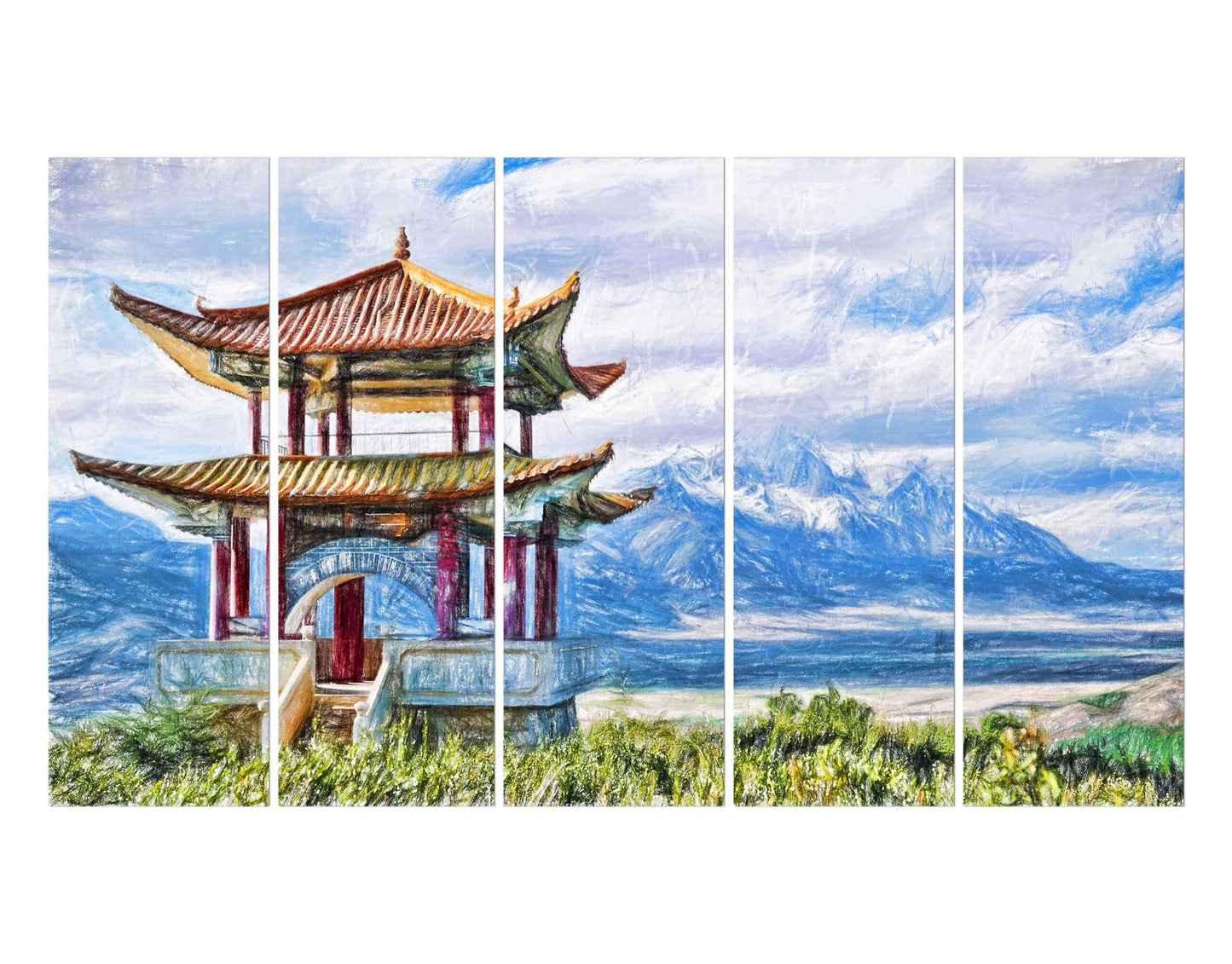 Beautiful Country China Popular Tourist Place Wall Photo Print