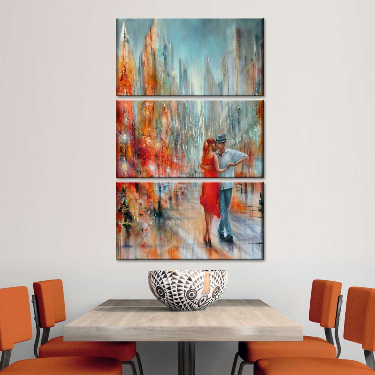 Salsa City Graphic Panel Canvas Wall Art