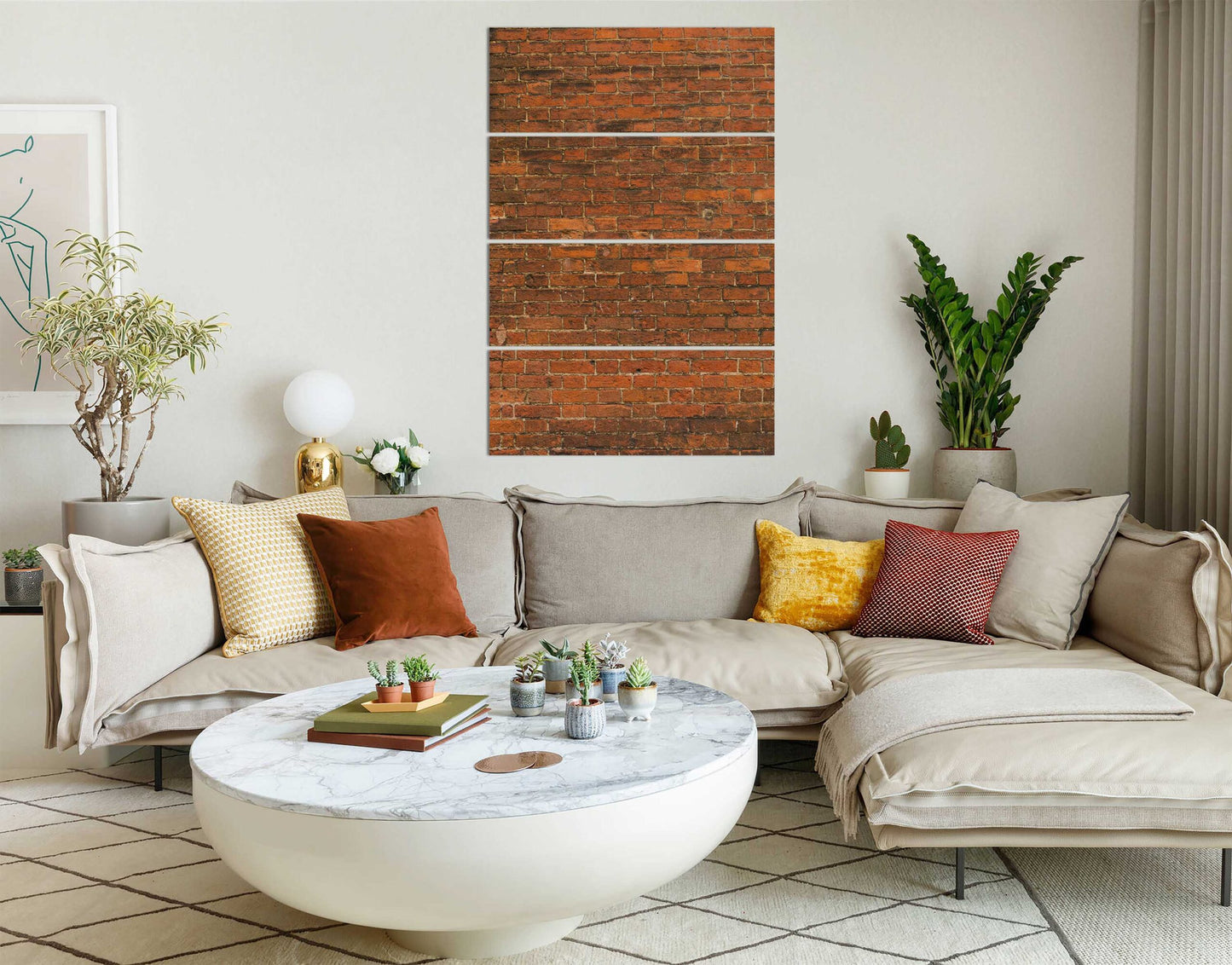 Old Brick Wall Painting