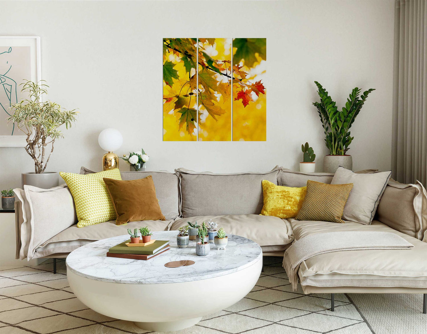 Maple Tree Branch with Leaves Wall Photo Print