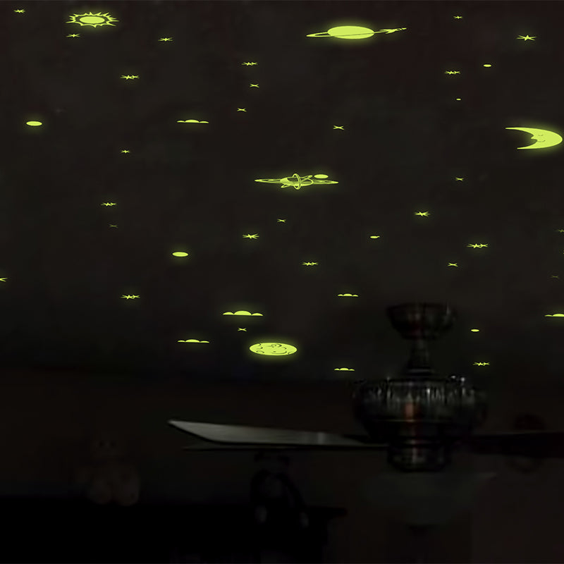 Night Glow Stars & Moon Sticker