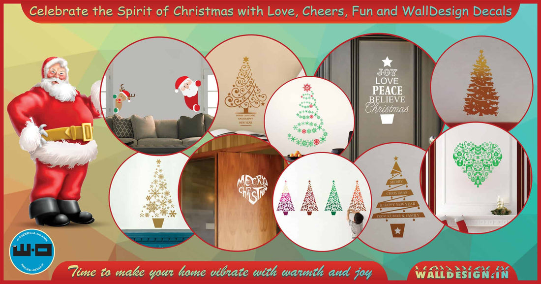 Christmas Wall Stickers For A Cheerful Ambiance