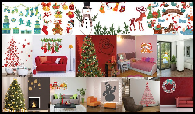 Decorate your living room for Christmas!