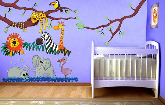 27 wall design ideas to transform your kid's room into a wild jungle hangout
