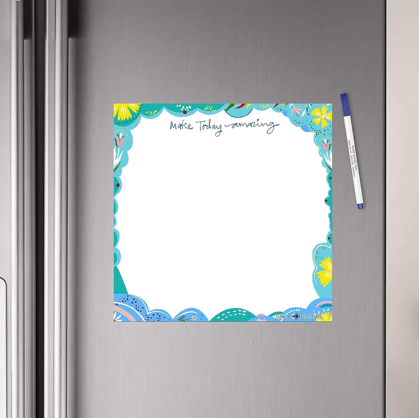 Make Today Amazing Writing Film Flexible Fridge Magnet (1ft x 1ft, White)