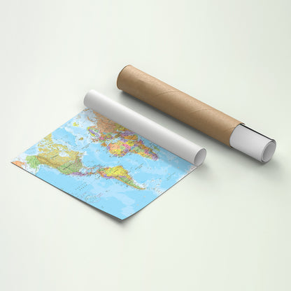 Large Hard Paper Tube with End Caps - 2 inch diameter x 33 inch long (6 Tubes)